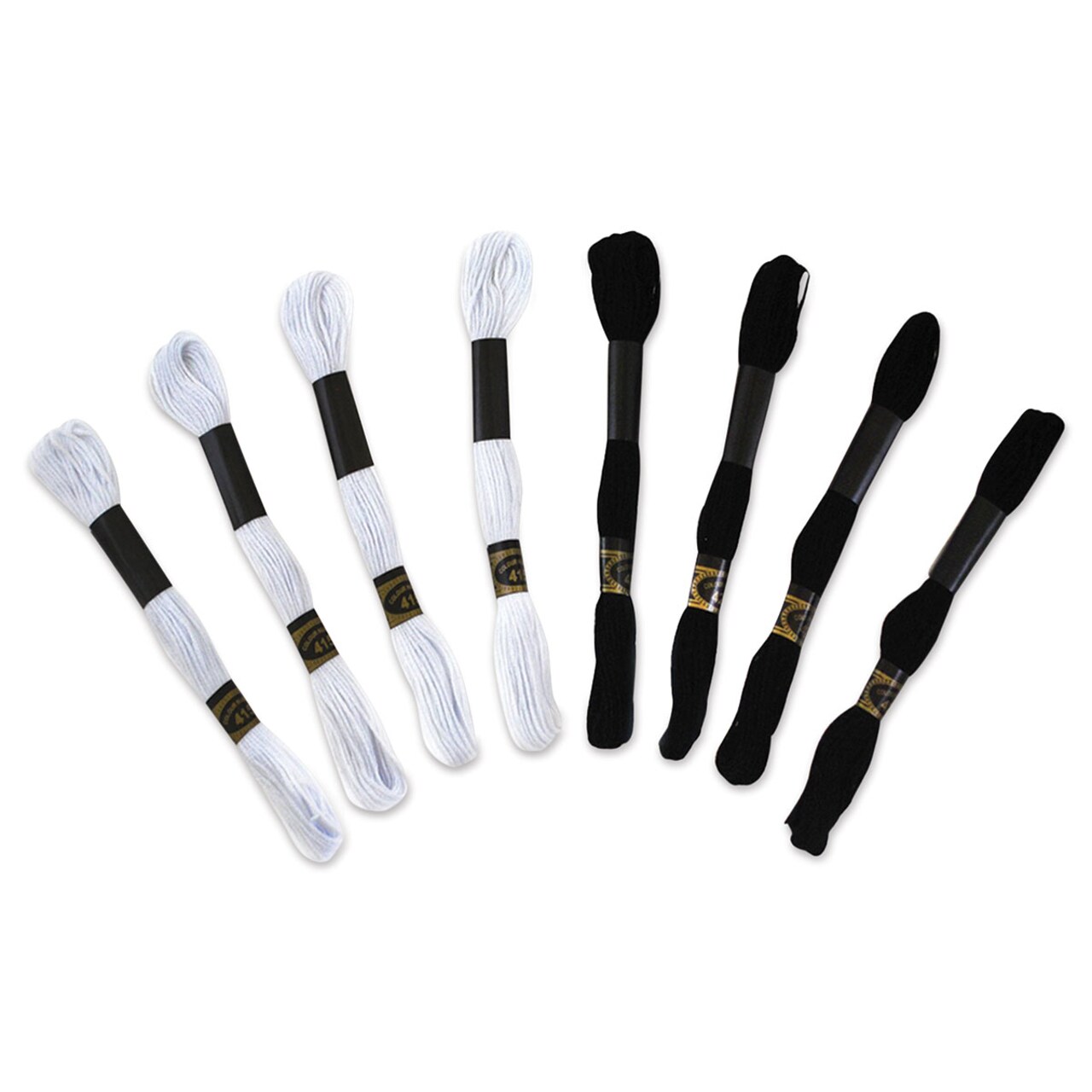 Needle Crafters Embroidery Floss Packs - Black and White
